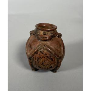 Shamanic Pendant Vase, Quimbaya Culture, Colombia, Circa 500–1500 Ce, Pre-columbian