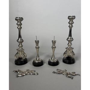 18th-century Italian 925-silver Traveling Altar