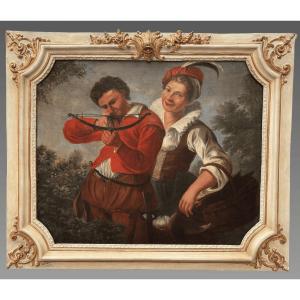 Haarlem School, 17th Century; Man With A Crossbow; Oil On Canvas