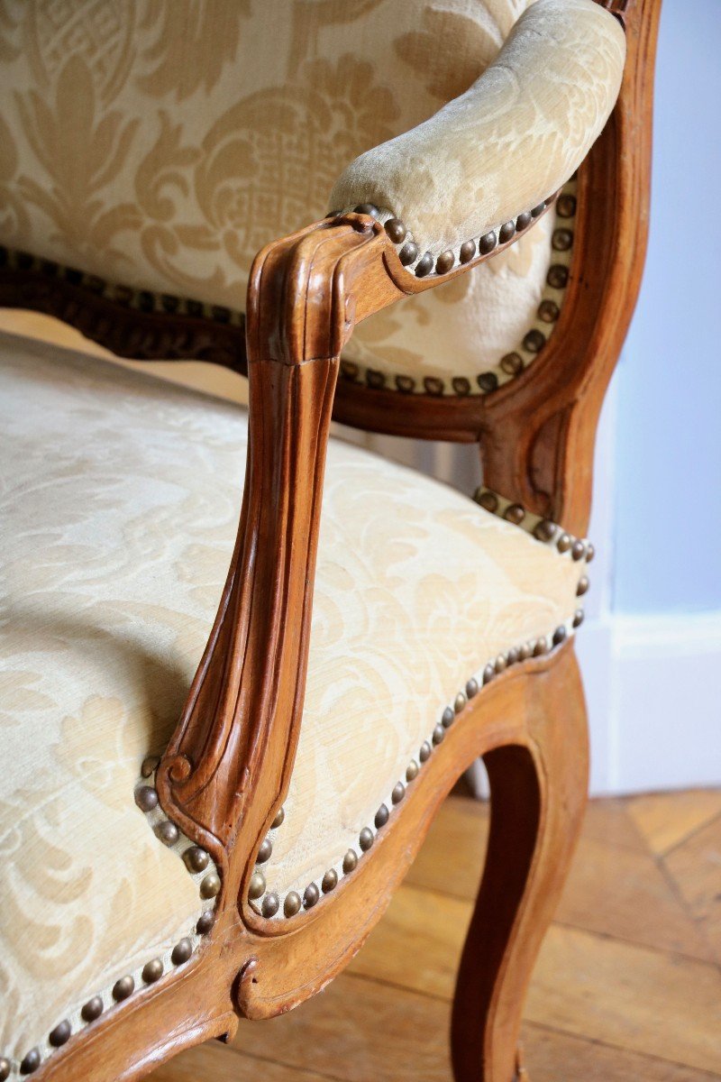 Suite De Quatre Fauteuils à La Reine Estampillés Tilliard-photo-4