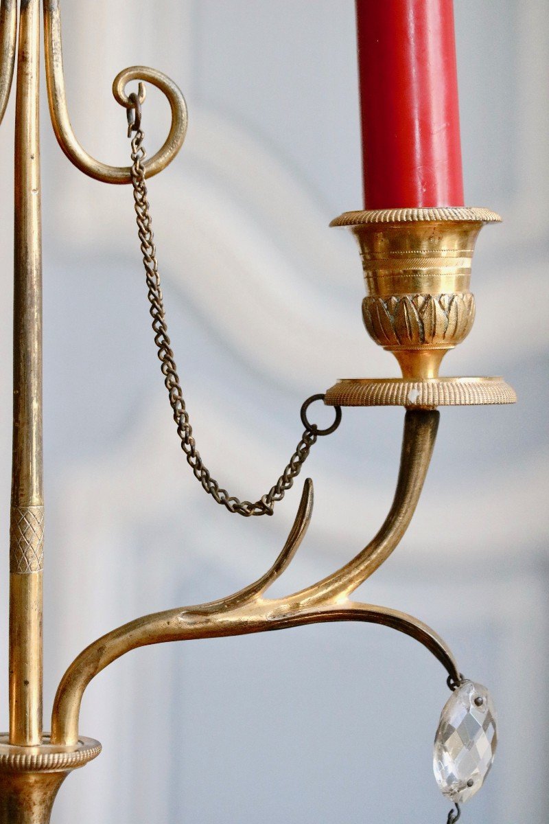 Pair Of Swedish Candelabra-photo-3