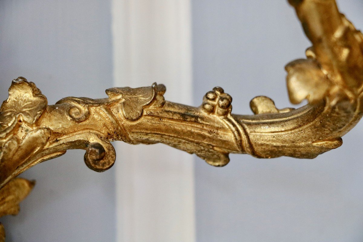 Pair Of Gilt Bronze Sconces-photo-6