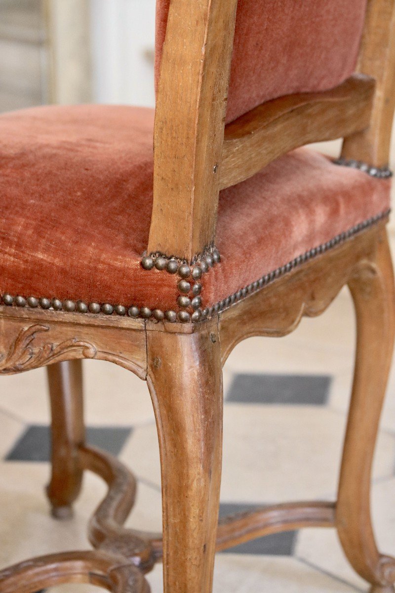 Ensemble De Huit Chaises En Bois Naturel-photo-5