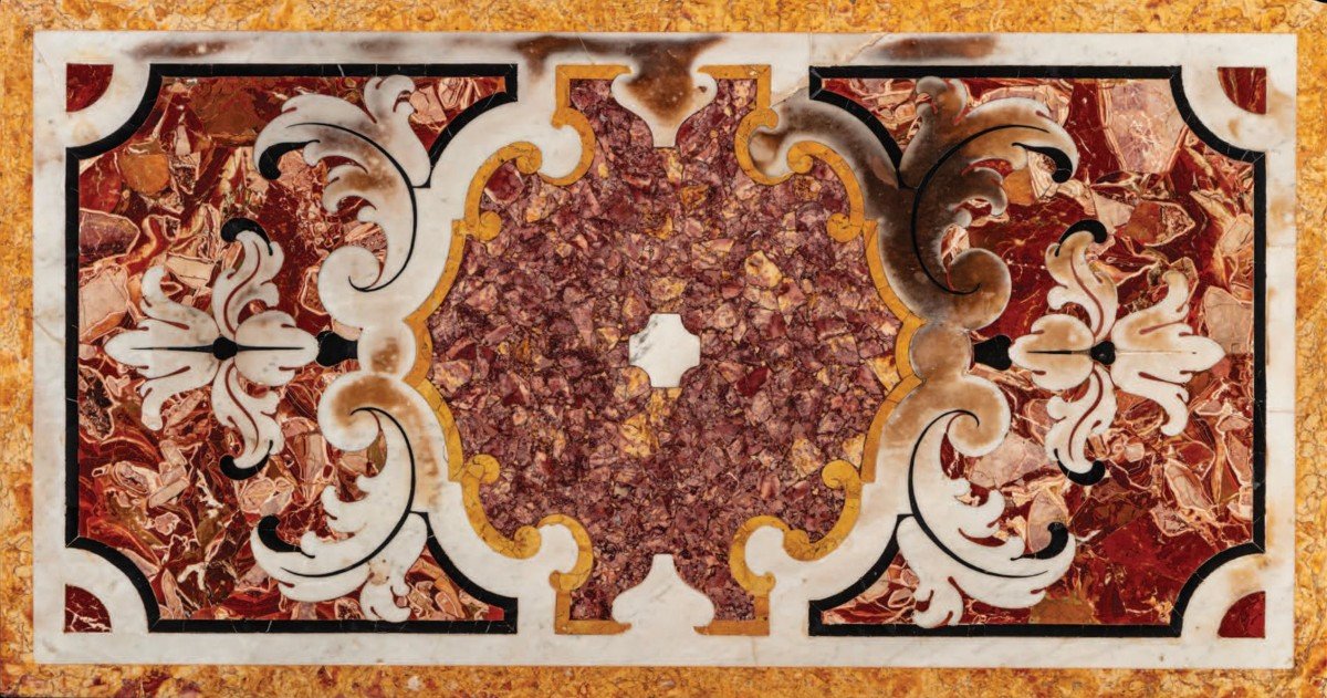Marble Marquetry Panel