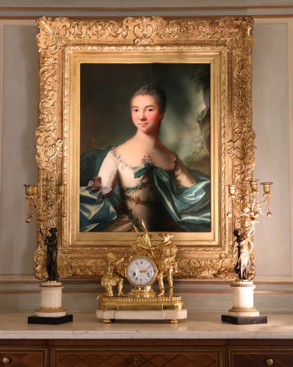 Portrait Of A Young Girl, Attributed To Marianne Loir 