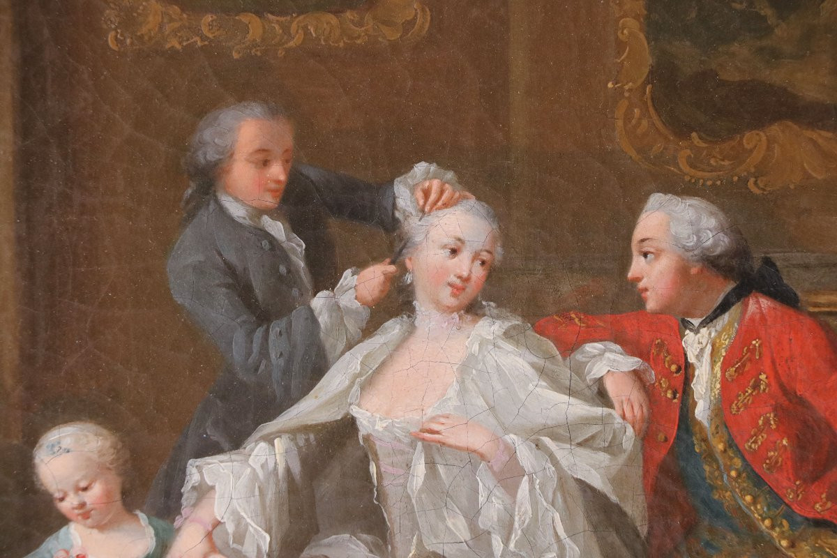 Attributed To Joseph Flipart (1721-1797). Woman At Her Toilette.-photo-3