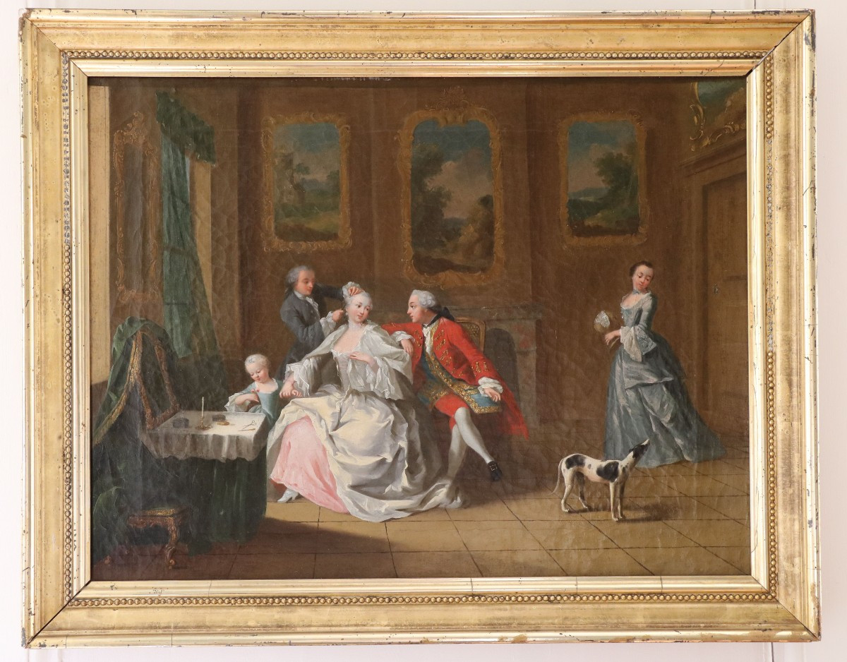 Attributed To Joseph Flipart (1721-1797). Woman At Her Toilette.