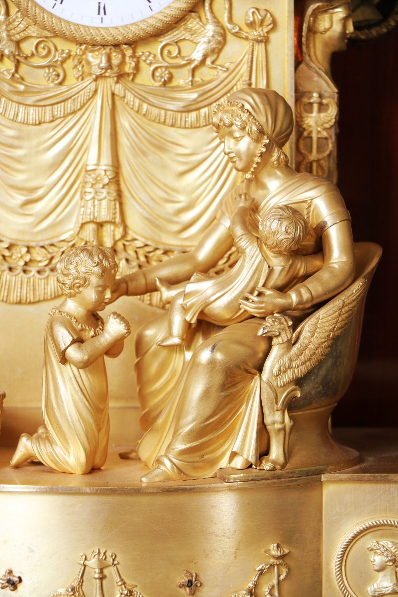 Restoration Clock At The Birth Of The Duke Of Bordeaux-photo-2