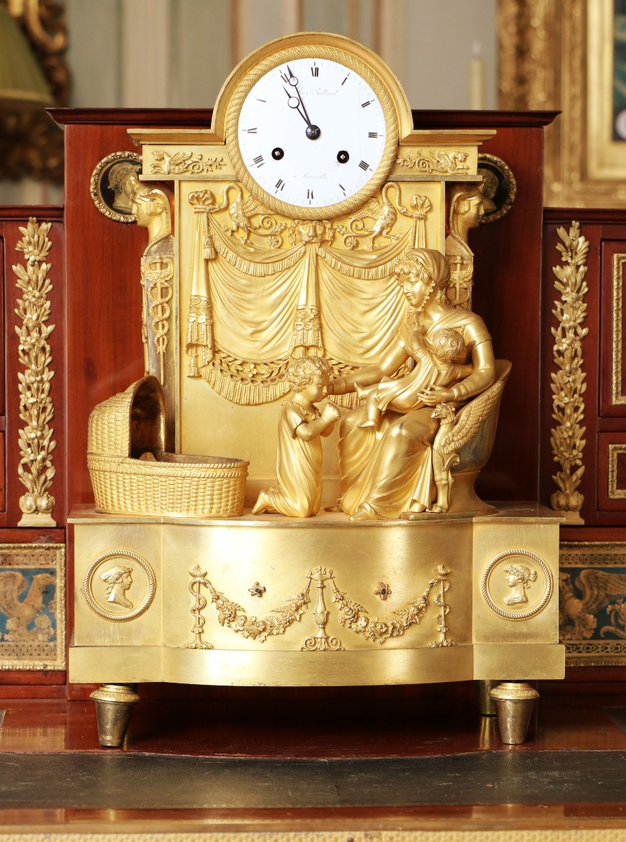 Restoration Clock At The Birth Of The Duke Of Bordeaux