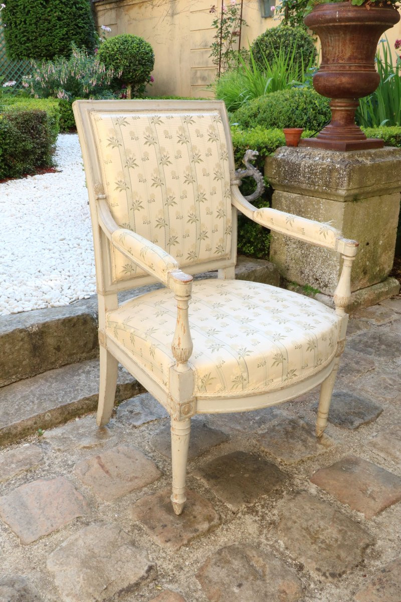Pair Of Armchairs From The Château De Compiègne-photo-3