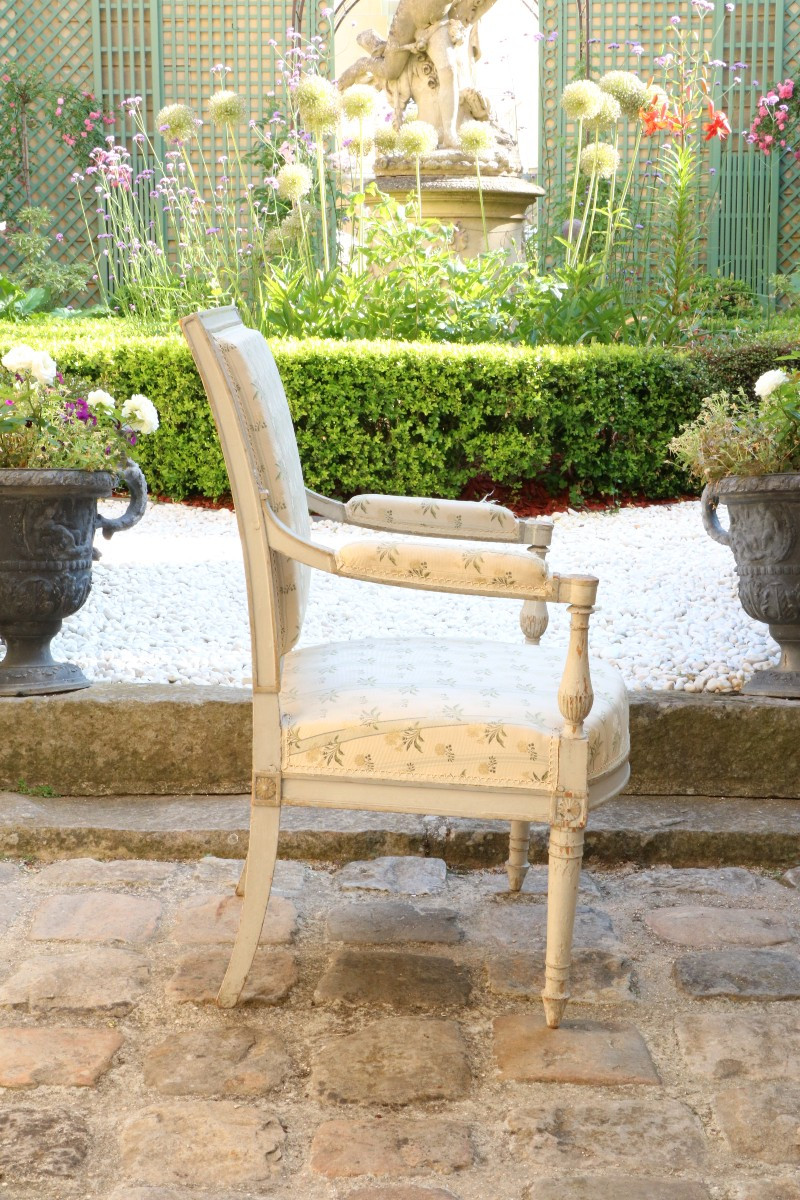Pair Of Armchairs From The Château De Compiègne-photo-4