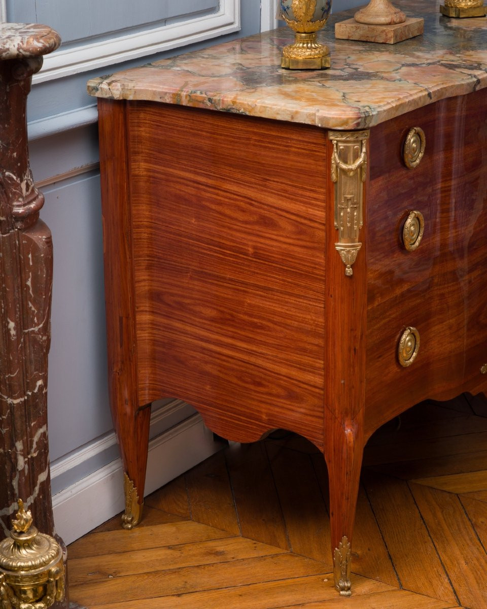 Pair Of Transition Period Chests Of Drawers-photo-4
