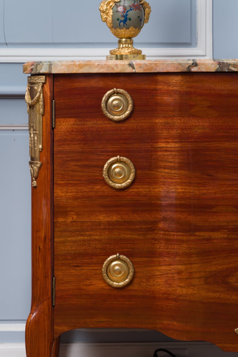Pair Of Transition Period Chests Of Drawers-photo-4