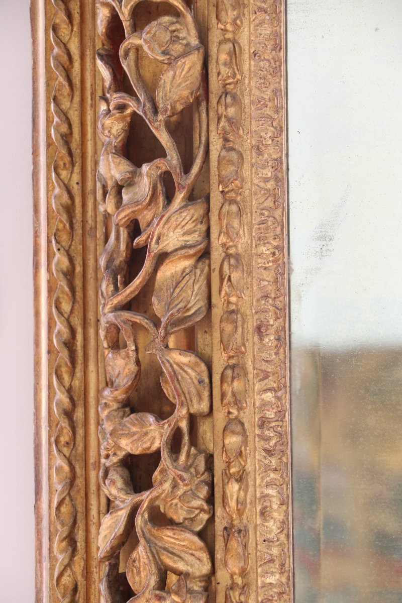 Italian Mirror From The Early 18th Century-photo-2
