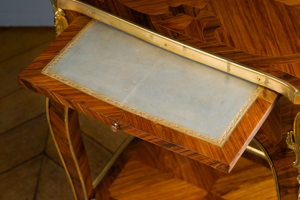 Writing Table, Rvlc Model Known As Lacroix, Louis XV Period-photo-3