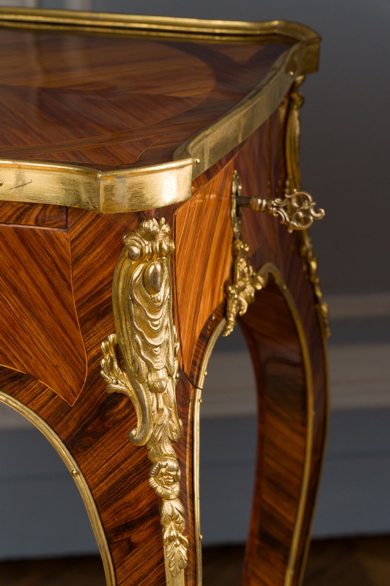 Writing Table, Rvlc Model Known As Lacroix, Louis XV Period-photo-4