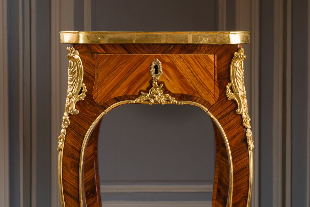 Writing Table, Rvlc Model Known As Lacroix, Louis XV Period-photo-3