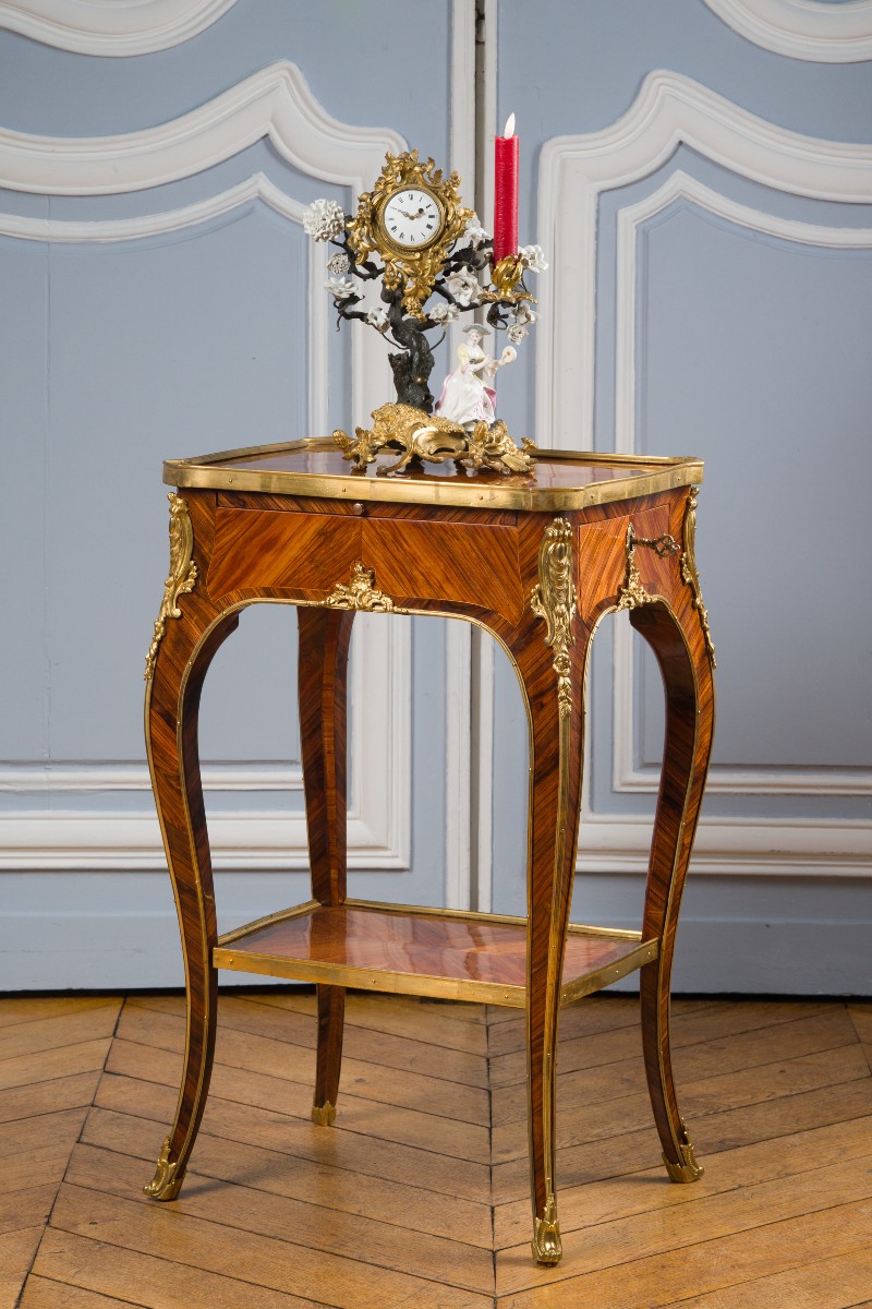 Writing Table, Rvlc Model Known As Lacroix, Louis XV Period