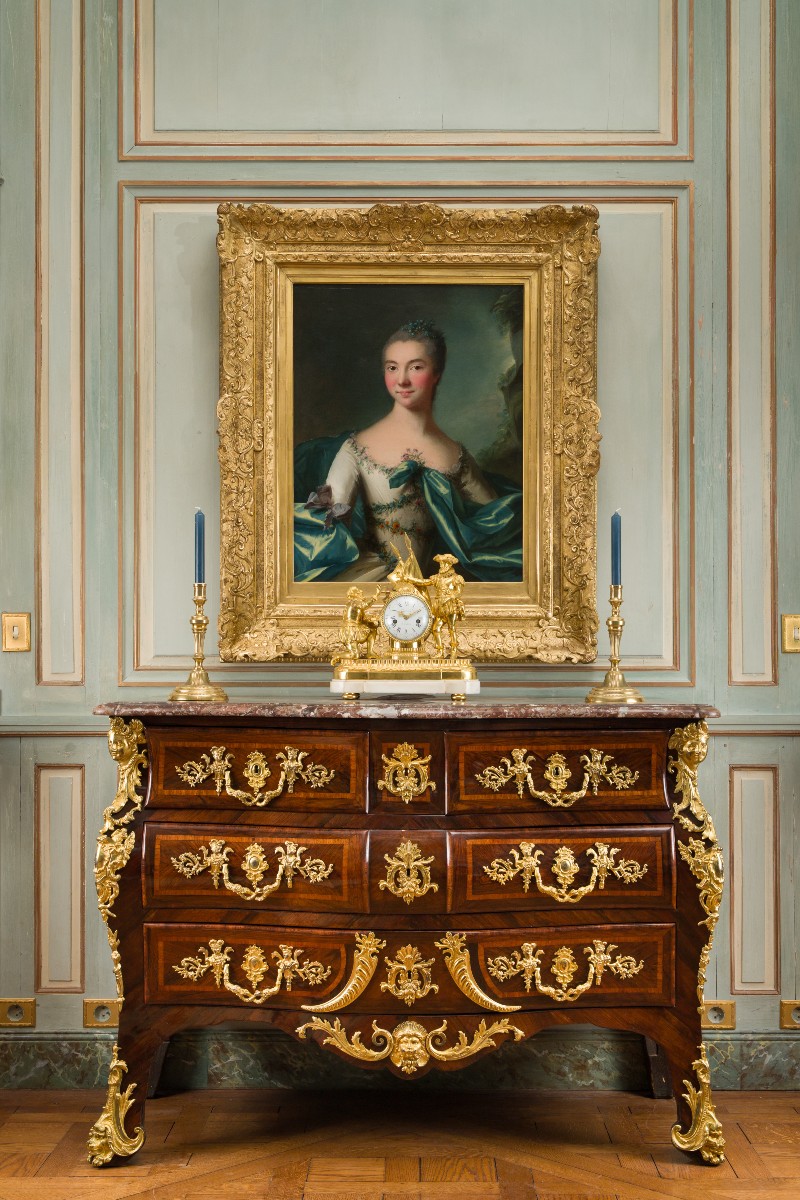 Louis XV Chest Of Drawers, Stamped Criaerd And Jme