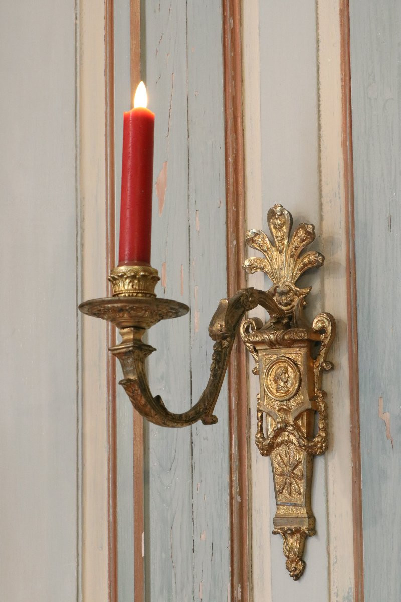 Pair Of Louis XIV Wall Sconces-photo-2