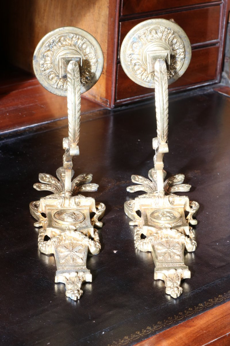 Pair Of Louis XIV Wall Sconces-photo-5
