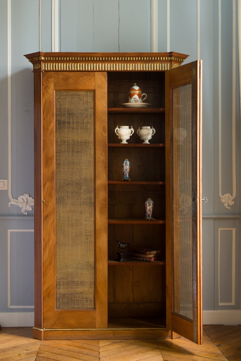 Paire de bibliothèques estampillée Feuerstein.-photo-4