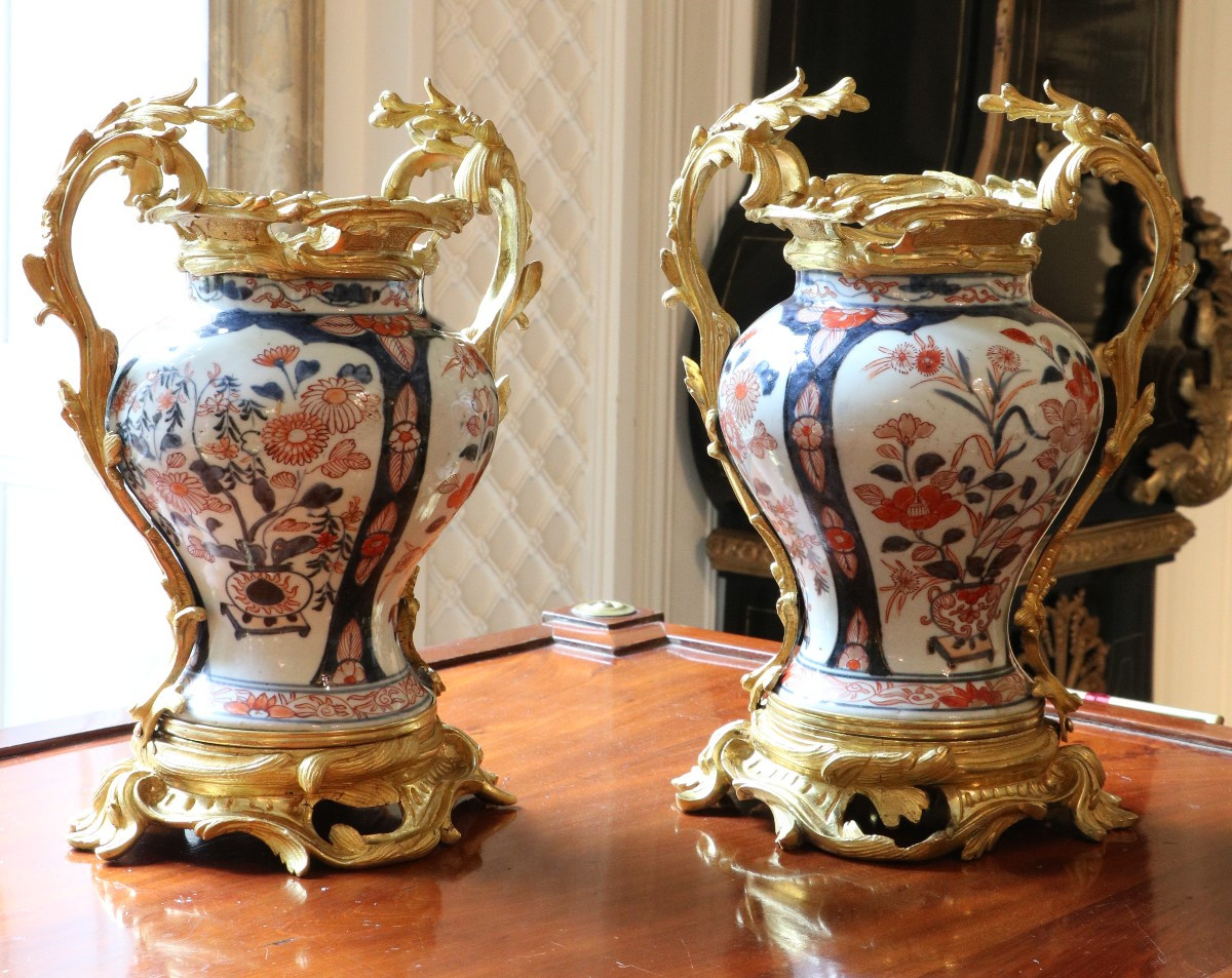 Paire de vases Imari