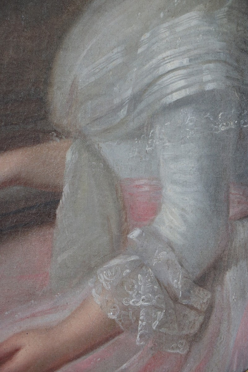 Attributed To Jean-françois Marie Bellier (1745-1836) "portrait Of A Pianist"-photo-1