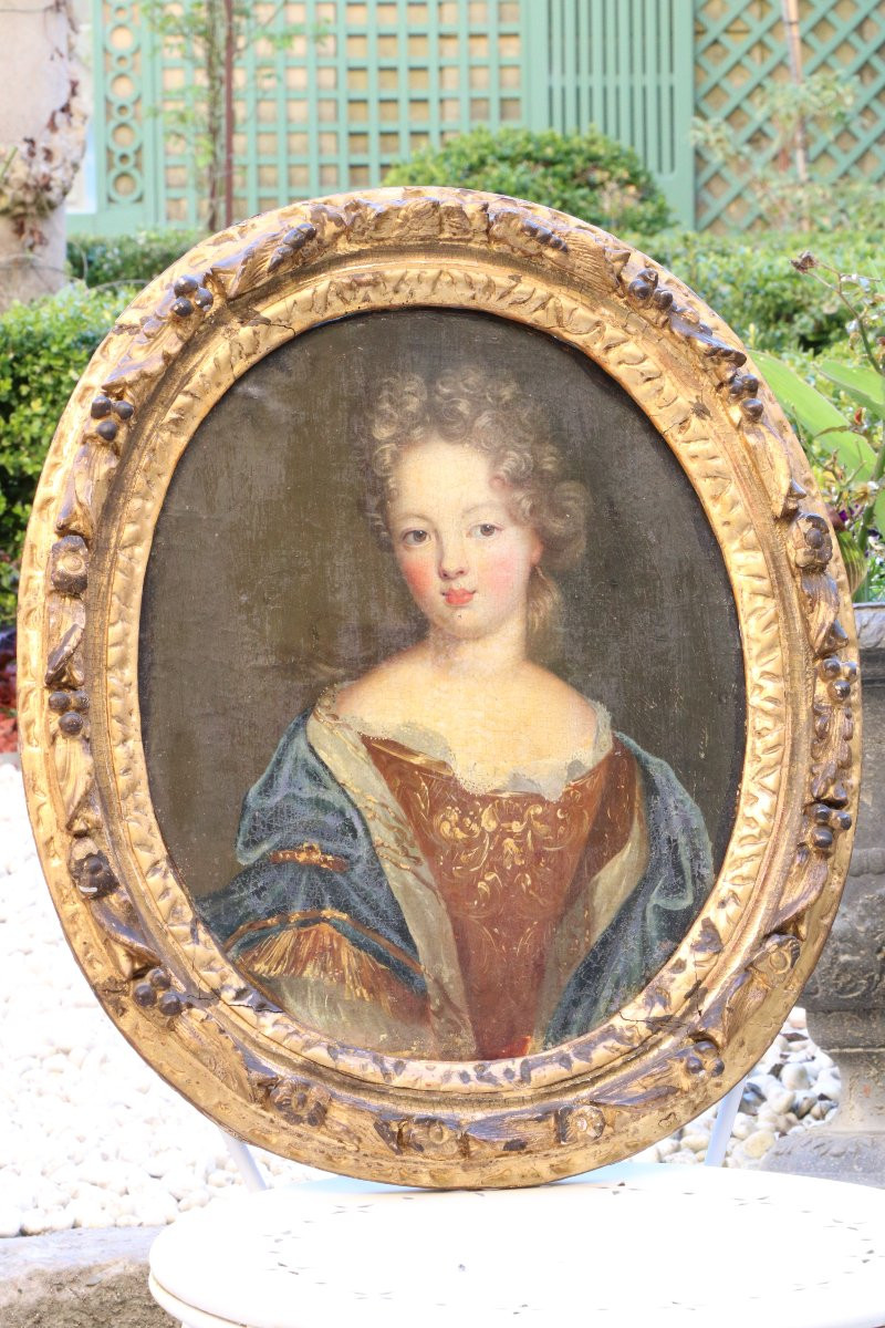 Pair Of Portraits Of Ladies Of Quality From The Louis XIV Period-photo-4