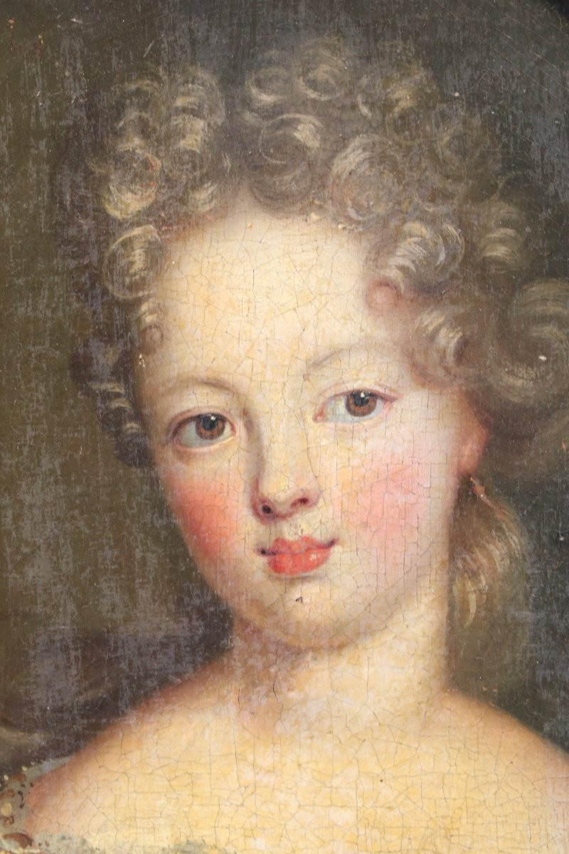 Pair Of Portraits Of Ladies Of Quality From The Louis XIV Period-photo-3