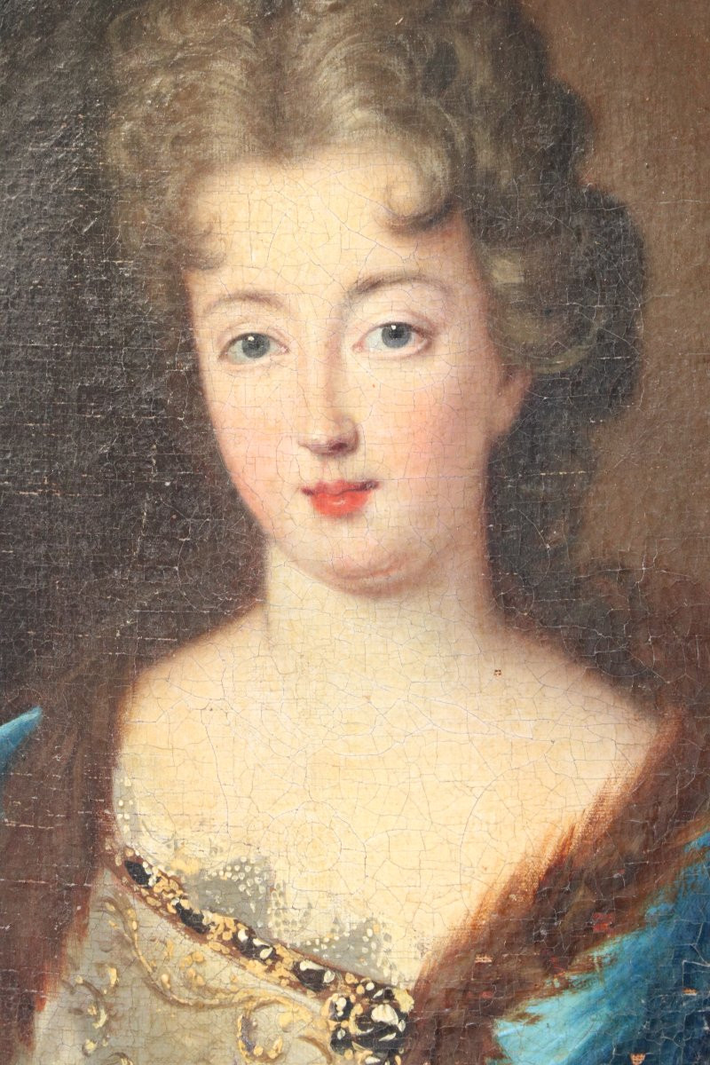 Pair Of Portraits Of Ladies Of Quality From The Louis XIV Period-photo-4