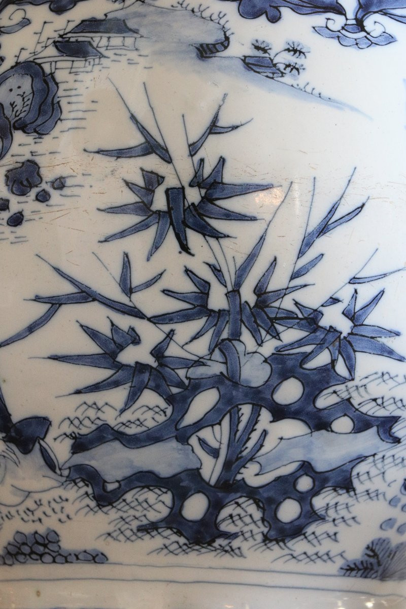 Vase en faïence de Delft XVIIème-photo-1