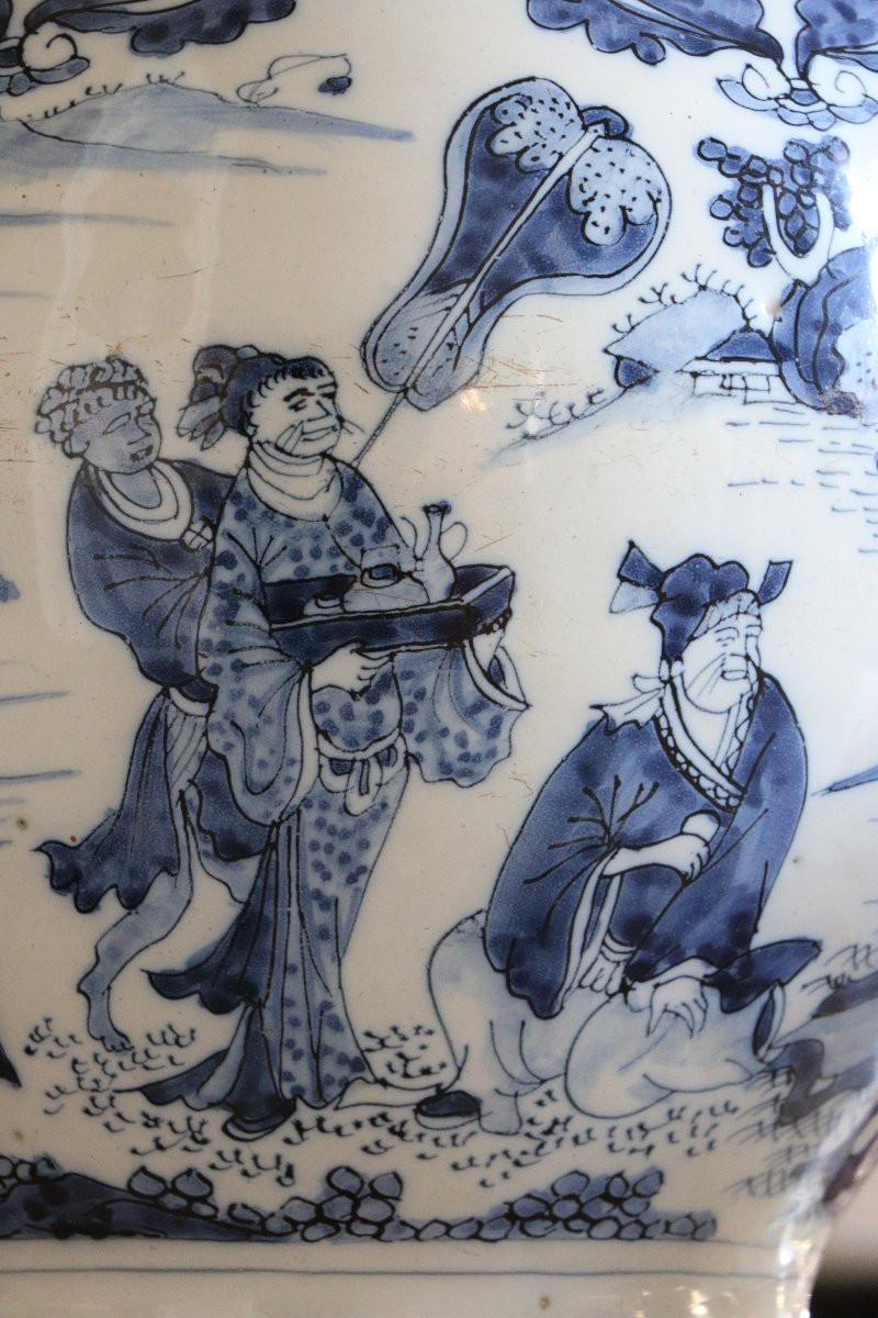 Vase en faïence de Delft XVIIème-photo-2