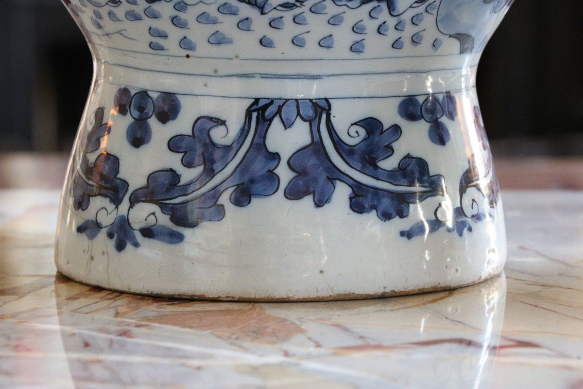 Vase en faïence de Delft XVIIème-photo-4