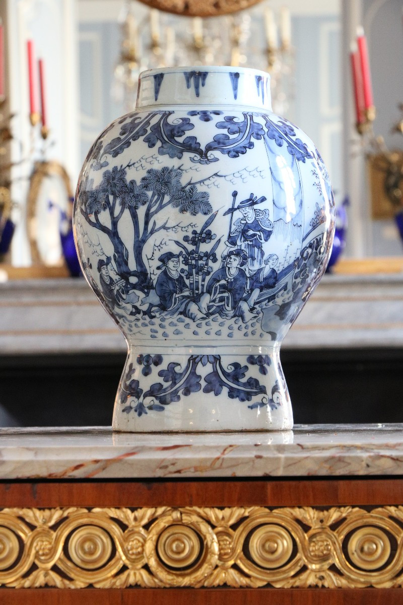 Vase en faïence de Delft XVIIème