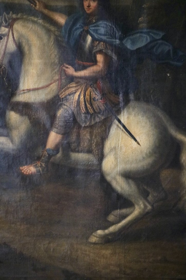 Equestrian Portrait Of Philippe d'Orléans-photo-3