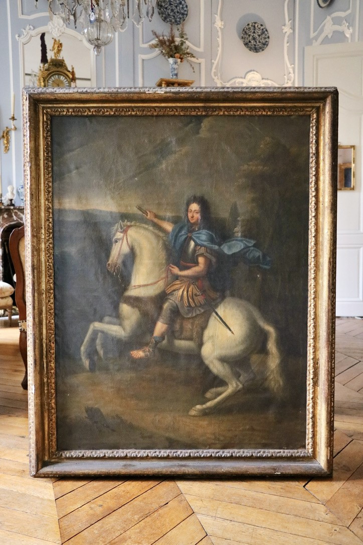 Equestrian Portrait Of Philippe d'Orléans