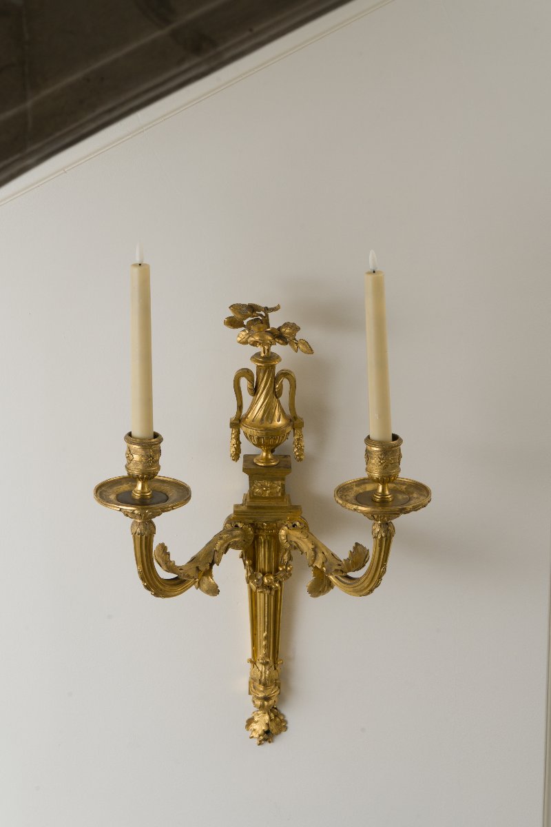 Pair Of Louis XVI Sconces-photo-2