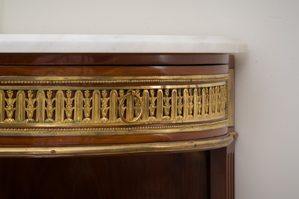 Paire d’encoignures estampillées G.Dester provenant du château de Dampierre-photo-2