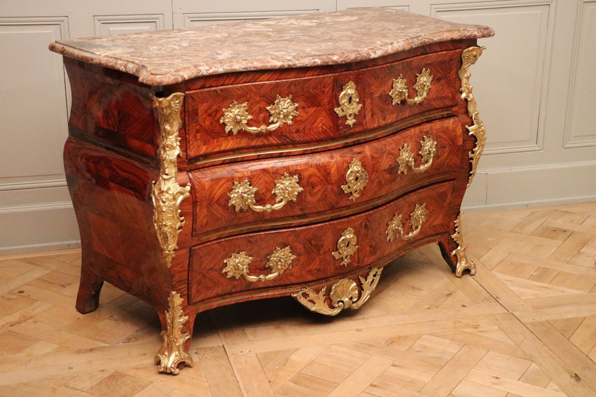 Louis XV Period Chest Of Drawers-photo-3