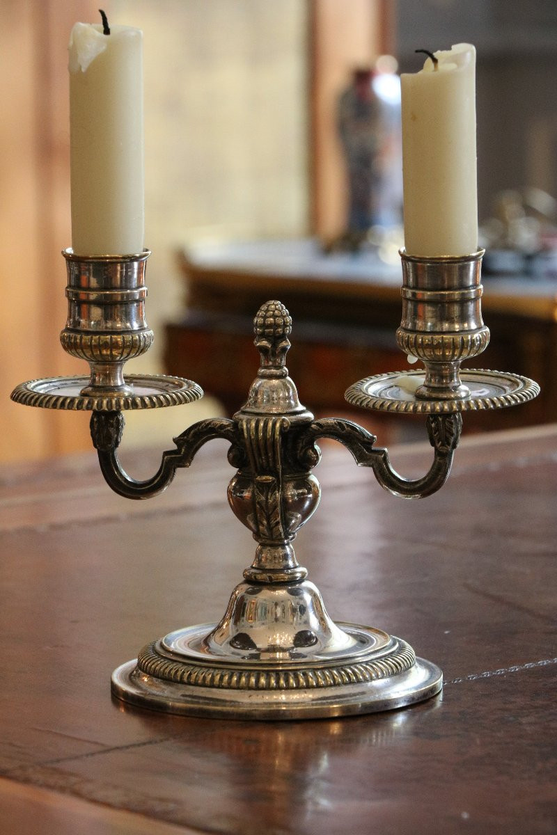 Pair Of Louis XVI Candlesticks-photo-4