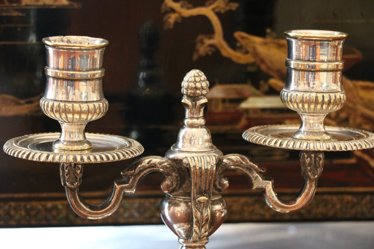 Pair Of Louis XVI Candlesticks-photo-2