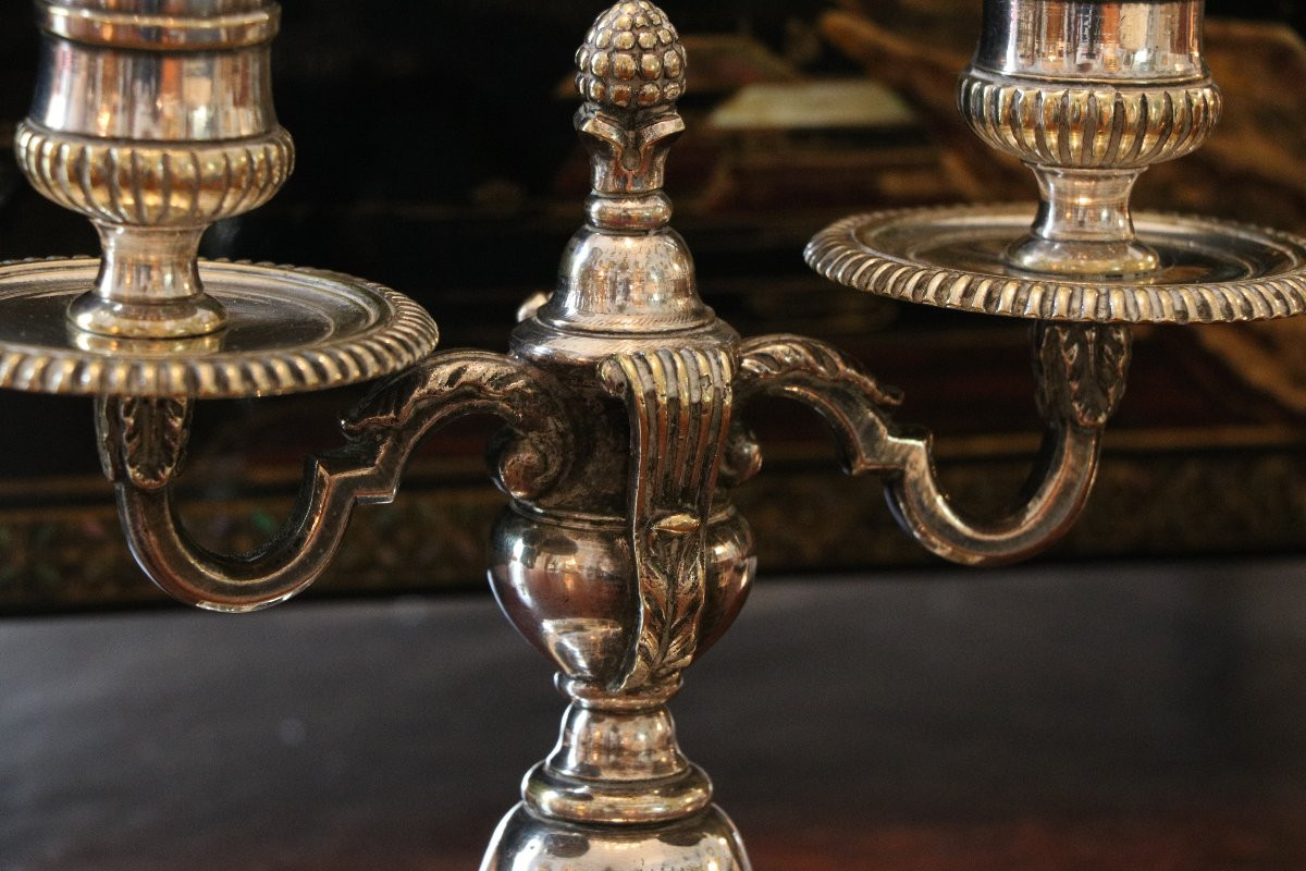 Pair Of Louis XVI Candlesticks-photo-4