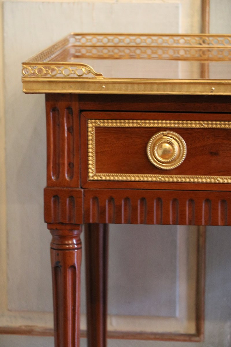 Louis XVI Table Stamped Louis Moreau And Jme-photo-3