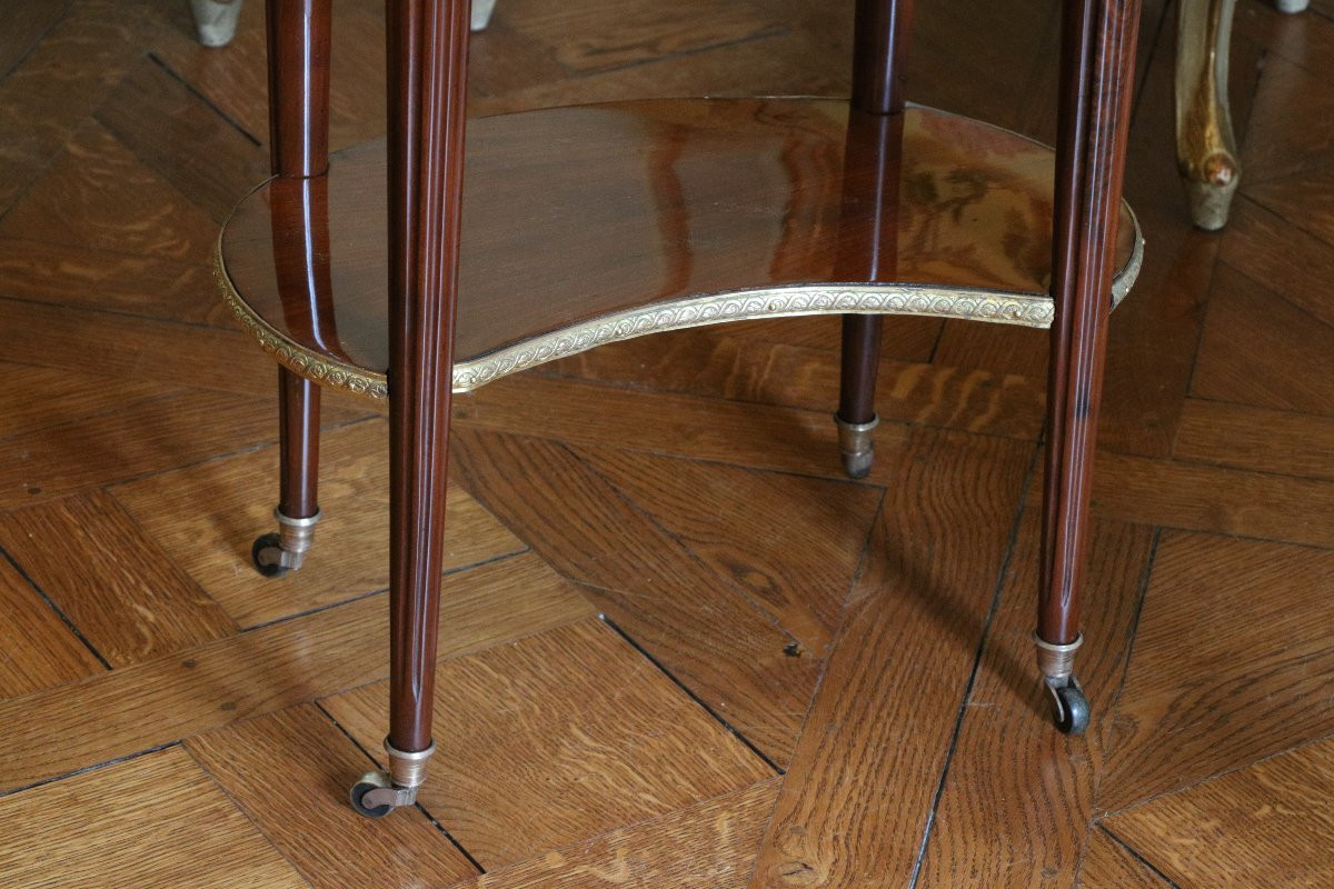 Louis XVI Mahogany Coffee Table-photo-3