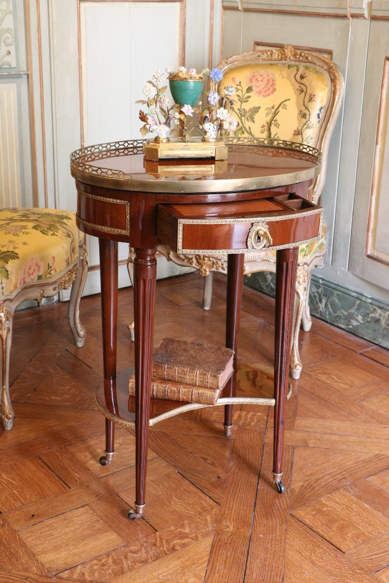 Louis XVI Mahogany Coffee Table