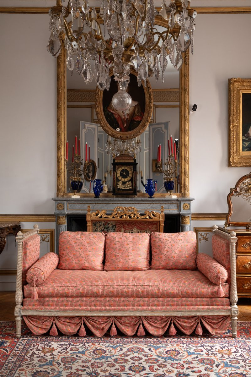 Lit de repos d'époque Louis XVI-photo-2