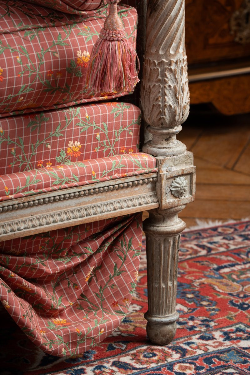 Lit de repos d'époque Louis XVI-photo-1