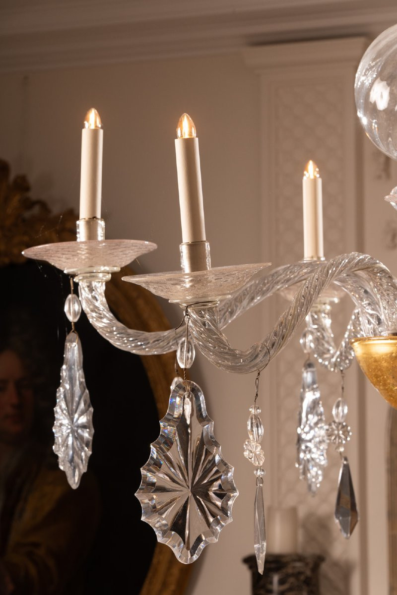 Lustre liégeois  d'époque XVIIIe-photo-2