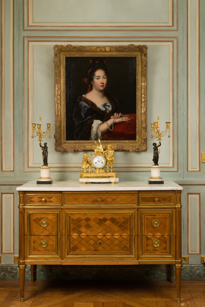 Louis XVI Chest Of Drawers, Stamped Weisweiler-photo-4